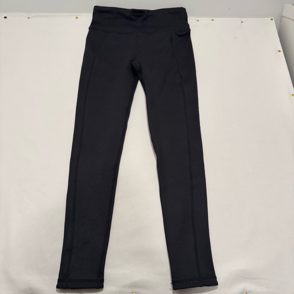 Women’s Small Sweaty Betty Black Leggings reversible floral print 25”